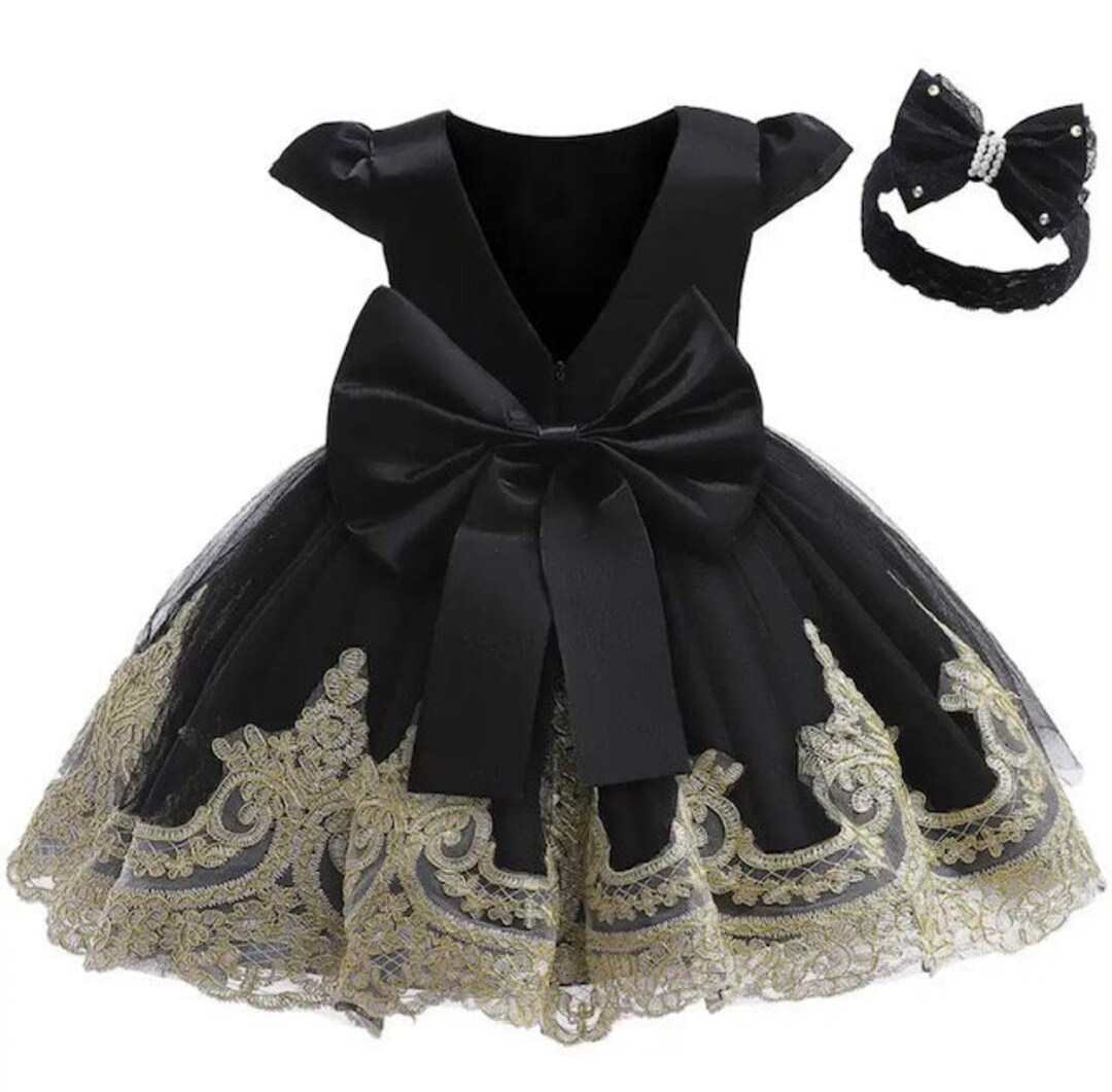 Baby Dress, Birthday Dress, Cake Smash Party Dress, Lace Bow Dress, 1st