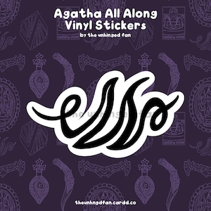 Agatha All Long Billy&#39;s Sigil Vinyl Sticker