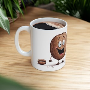Sip and Smile Quirky Coffee Mugs, Zabawne naczynia do picia, Unikalne, Zabawne kubki, Ceramiczny kubek 11 uncji