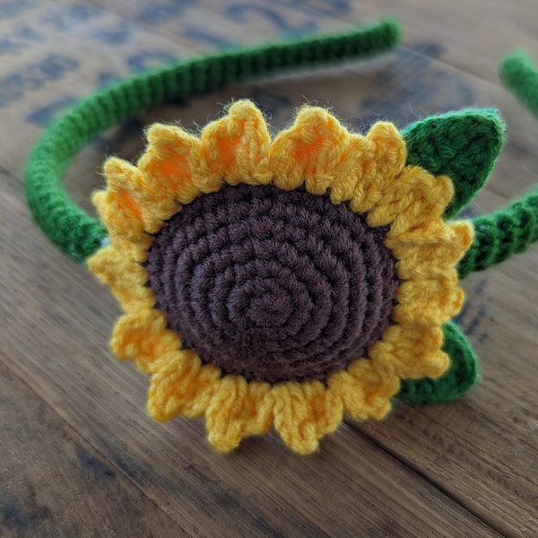 Sunflower head band | Yellow Hair Accessories | Kids Hair Accessories | Girls head band | Flower | Sunflowers for days | Flower Head Band