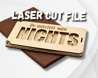 Laser Cut File Box personalisierbar - Laser Schachtel als Download in SVG, DXF und .ai