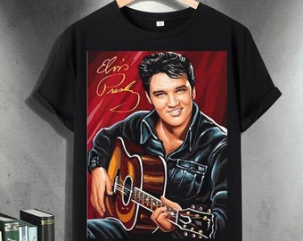 Elvis Presley Shirt, Elvis Presley If I Can Dream Unisex Shirt, Elvis Presley Merch, Elvis Presley Fan, 2D King Of Rock And Roll Shirt