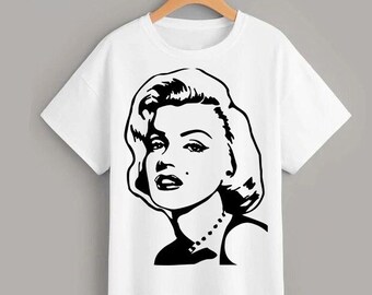Marilyn Monroe Shirt - Retro Hollywood Star Shirt - Vintage Lolipop Shirt - Bubble Gum Shirt, Marilyn Monroe 90s Graphic Tees