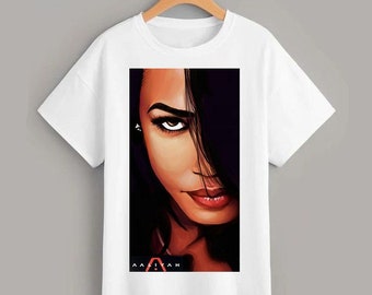 Aaliyah T-Shirt, Aaliyah Homage Graphic Unisex Tshirt,Actress Shirt, Retro 90's Fans Shirt,R&B Gift, Aaliyah 90's Style, Iconic Queen