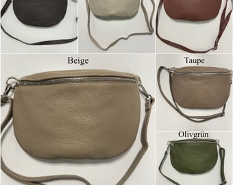 Leder Crossbody Bag, Crossbag Leder, Bauchtasche groß, Leder Umhängetasche, Cross Body bag, Ledertasche, Leder Bauchtasche, Gürteltaschen, L