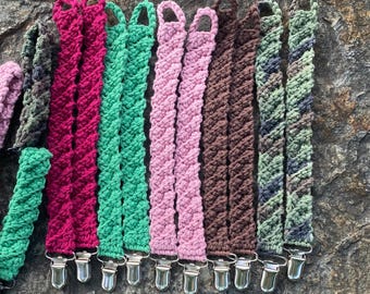 Cotton Pacifier Clip