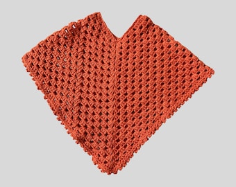 Kids Crochet Poncho size 1-2 years