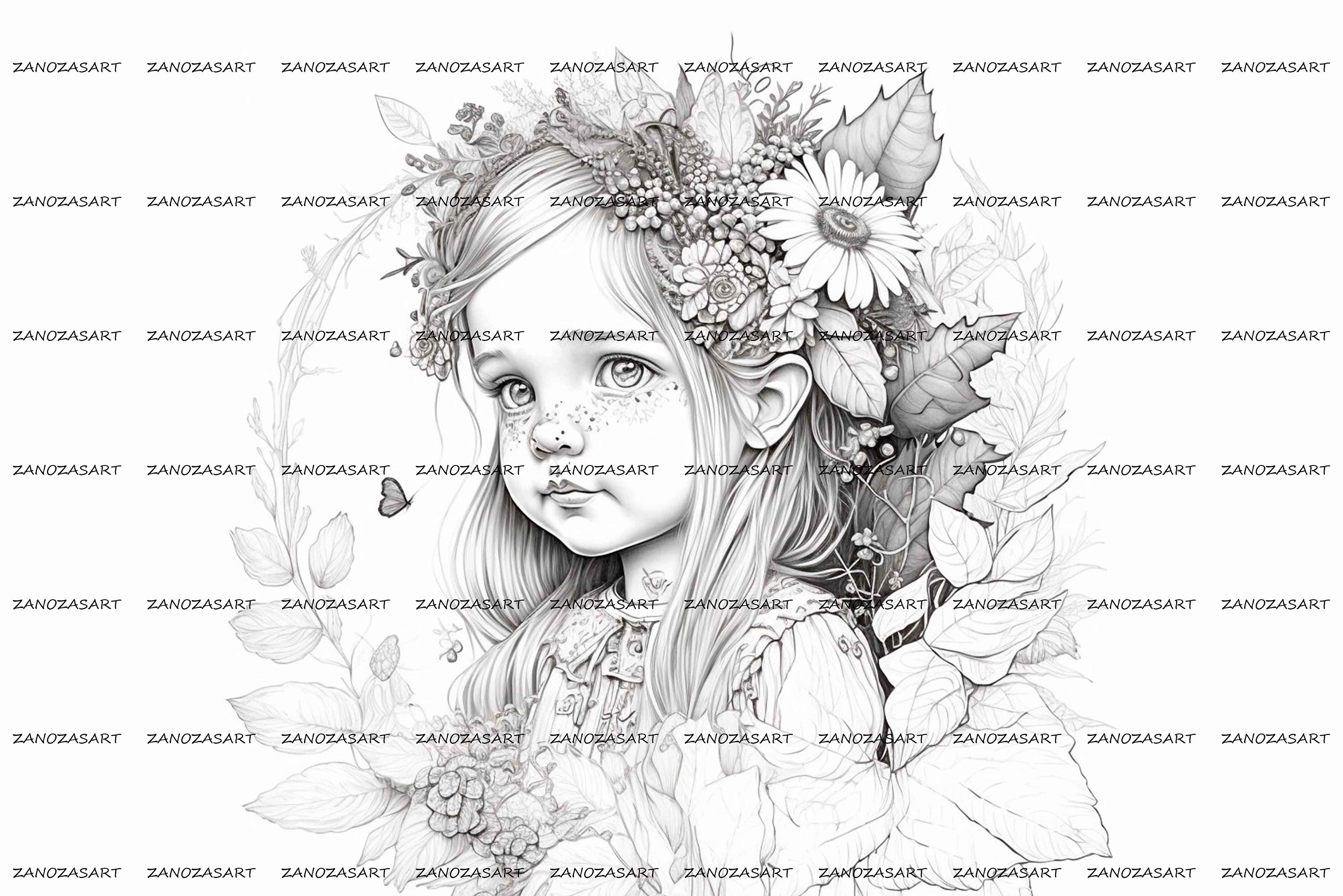 5 Beautiful Mardi Gras Little Girls Coloring Pages Printable Adult
