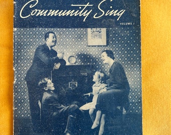Vintage Community Sing Songbook Sing with Gillette