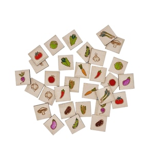 Wisewoodz Vegetable Memory Game