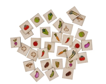 Wisewoodz Vegetable Memory Game