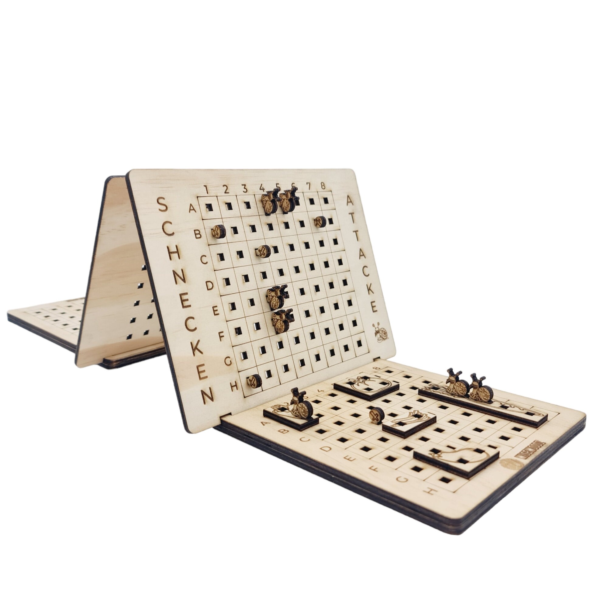 Battleship Board Game Wood Game Laser Cut Game Laser Cut 