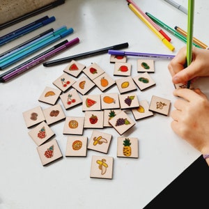 Wisewoodz Fruit Memory Game