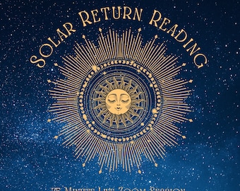 Personalized Solar Return Chart Reading, 75-Minute Zoom Consultation