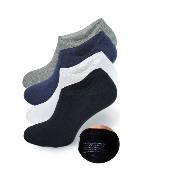 No Show Trainer Snickers Ankle Socks Invisible Anti Slip Silicone Cotton