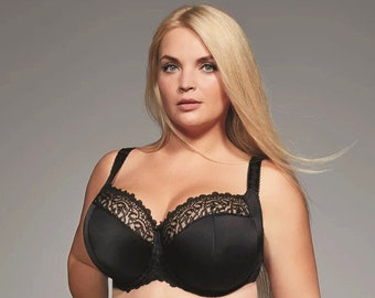 Black Betty Demi Soft Side Support Bra UK 36I/EU 80I