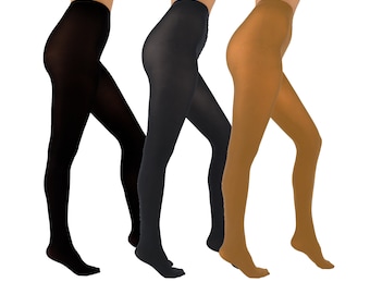 Women winter opaque tights 100 denier Aurellie 3pack S-4XL