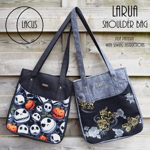 Larua Shoulder Bag - PDF Digital Sewing Pattern With Instructions - Lacus