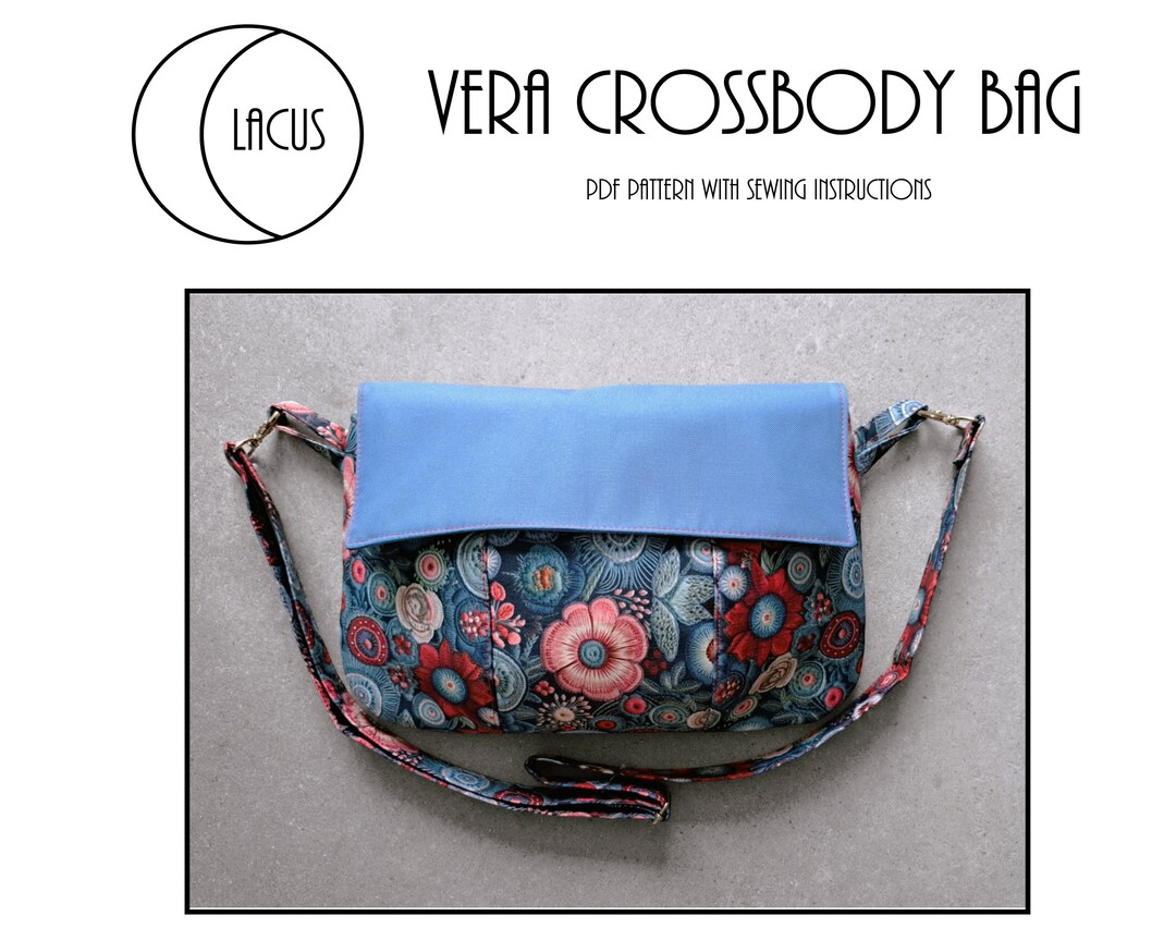 Vera Crossbody Bag - PDF Digital Sewing Pattern With Instructions ...
