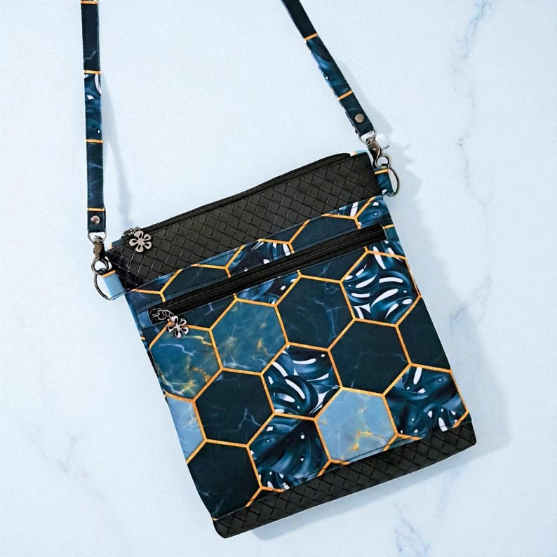 Borsa a tracolla Martia - Modello di cucito digitale PDF con istruzioni - Lacus immagine 7