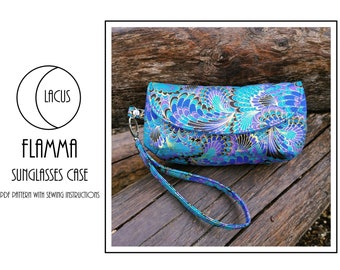 Flamma Sunglasses Case - PDF Digital Sewing Pattern With Instructions - Lacus