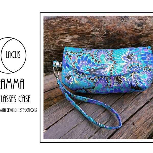 Flamma Sunglasses Case - PDF Digital Sewing Pattern With Instructions - Lacus