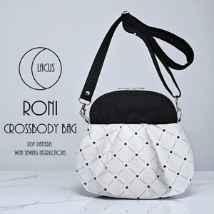 Bolsa Transversal Roni - Molde de Costura Digital em PDF com Instruções - Lacus