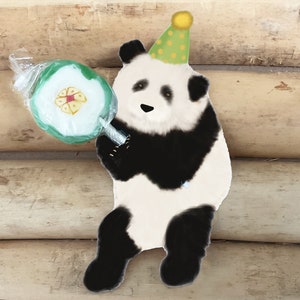 Lolly houder, Lolly cover, Lolly kaartje, Panda lollipop houder, Lolly traktatie, Snoep traktatie, Kinderfeestje, Printable