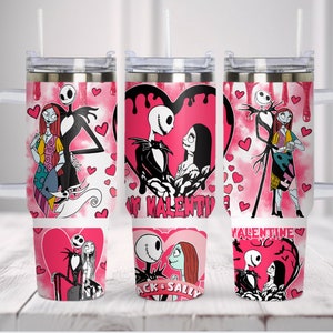40oz Jack Skellington Valentine Tumbler, Valentine Gift