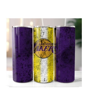 Los Angeles Lakers 20 oz Skinny Tumbler, NBA, Sport, Basketball