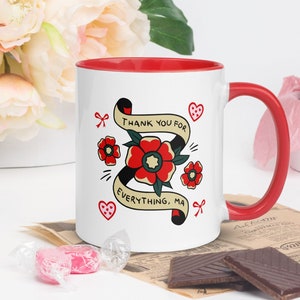 Thank you Ma | Mug with Color Inside