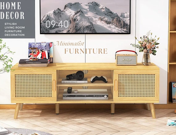 Minimalist tv stand for clearance 65 inch tv