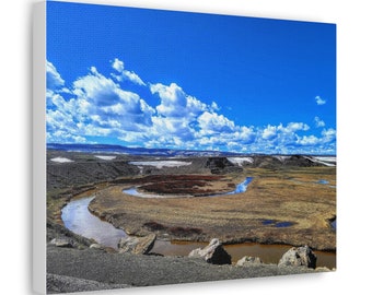 Yellowstone Madison River Canvas