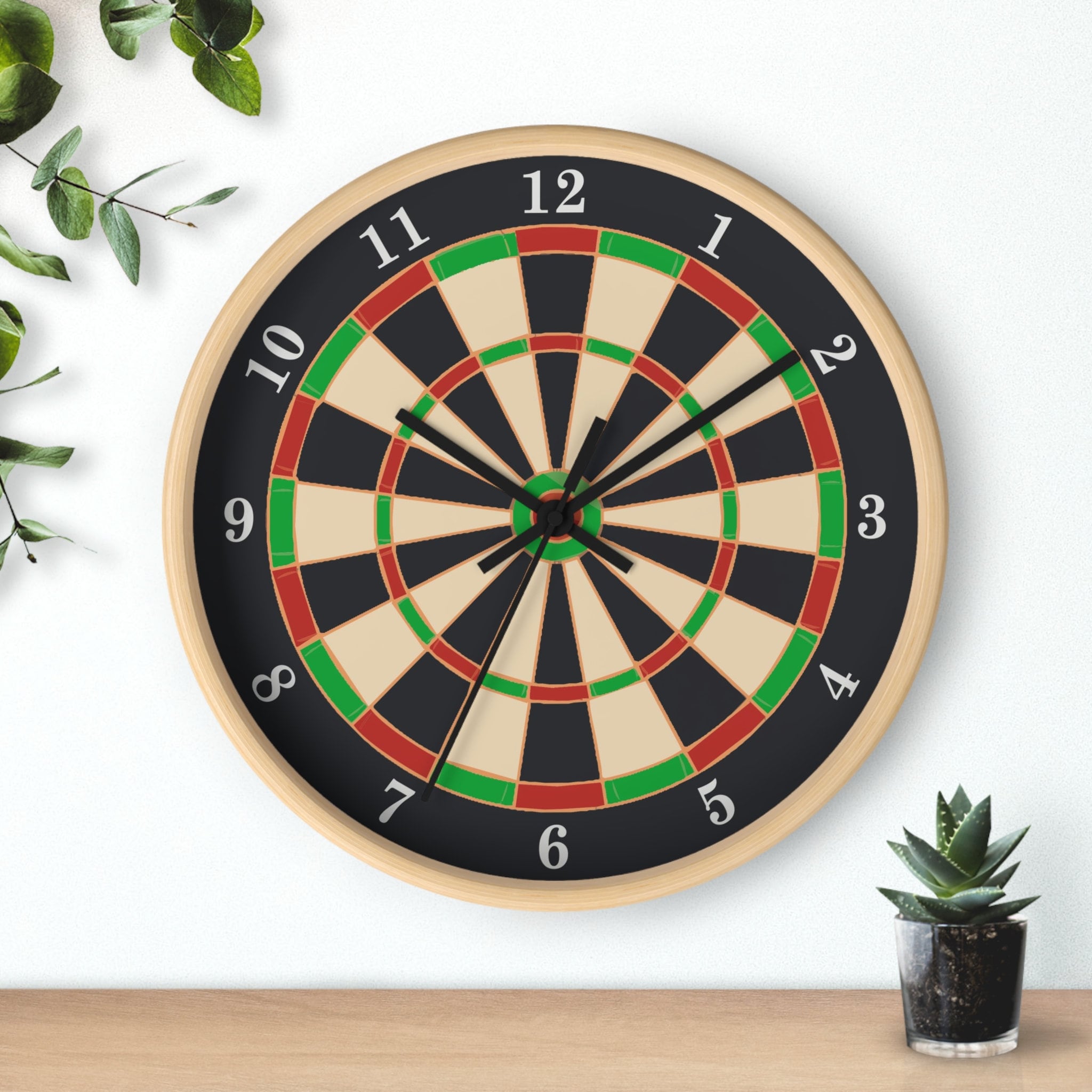 Dart Board Wall Clock Dartboard Wall Clock for Games Room Wall Clock