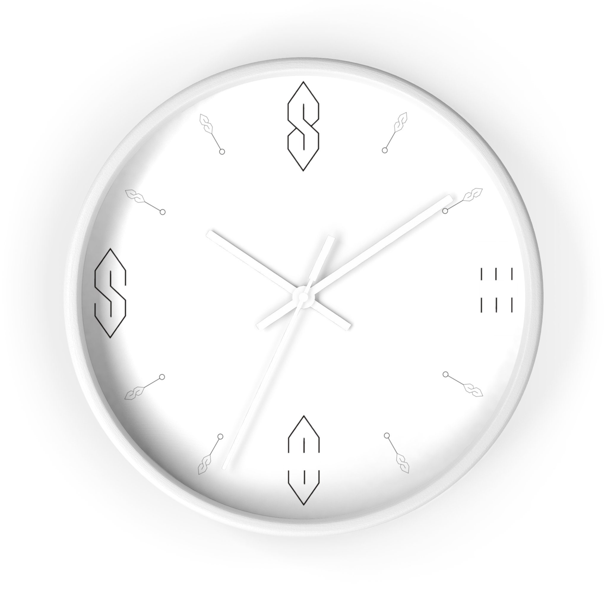 インテリア時計 STUSSY Livin' Wall Clock by SAITO WOOD Cool S Wall Clock Silent Wall Clock 90s Wall Clock Nostalgic Wall
