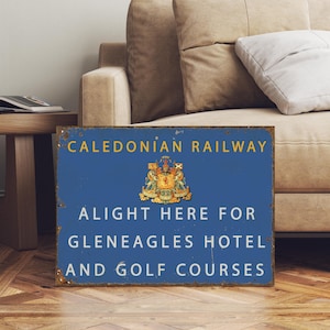 Railway Golf Advertising Sign