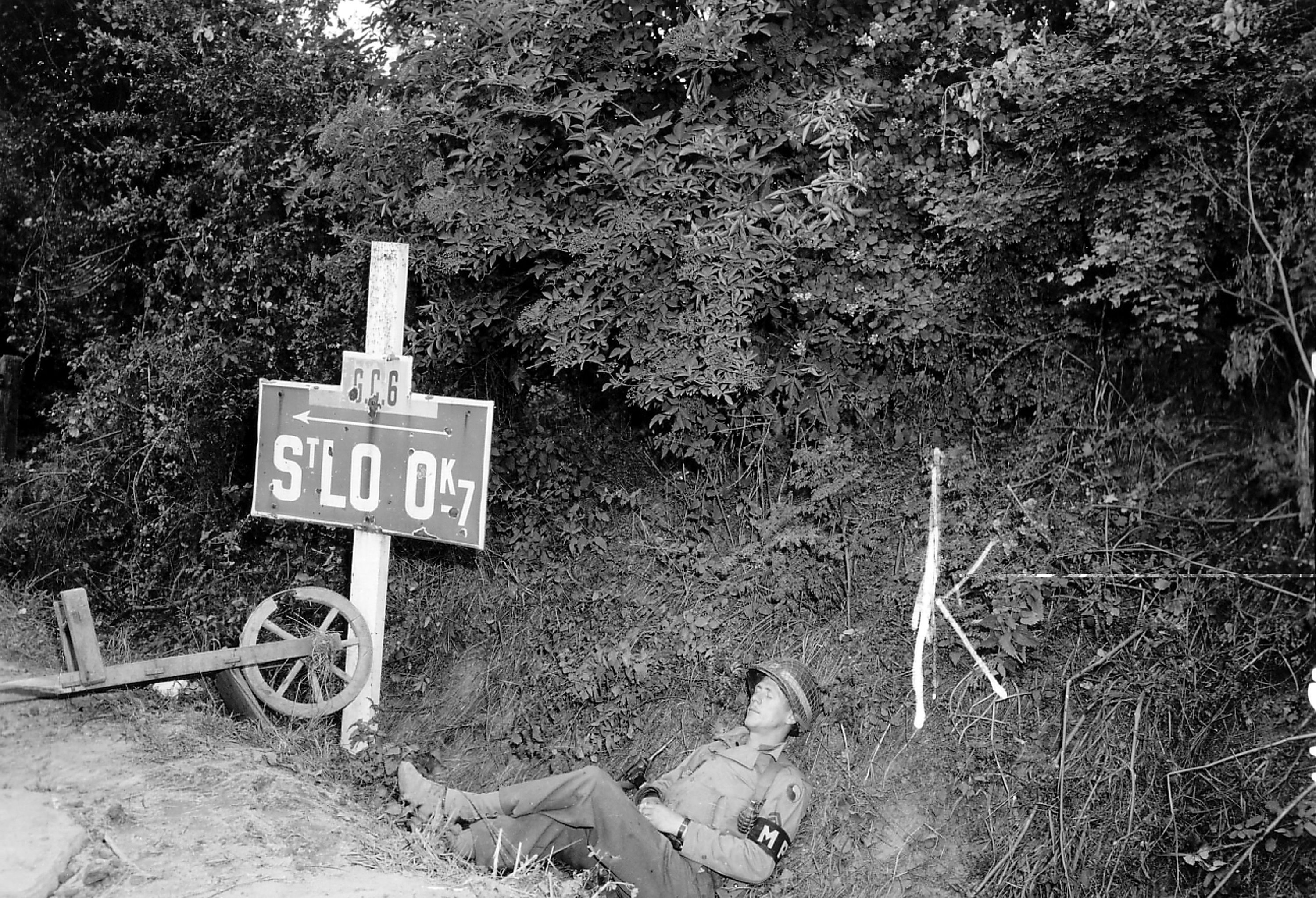 WW2 St Lo Normandy Sign WW2 Army Sign - Etsy