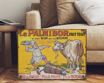Personalized French Café Sign. Vintage-style French Cafe Sign