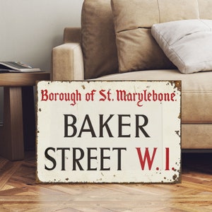 Baker Street Sherlock Holmes Sign