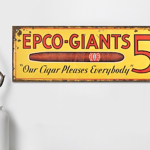 Epco Cigar Advertising Sign