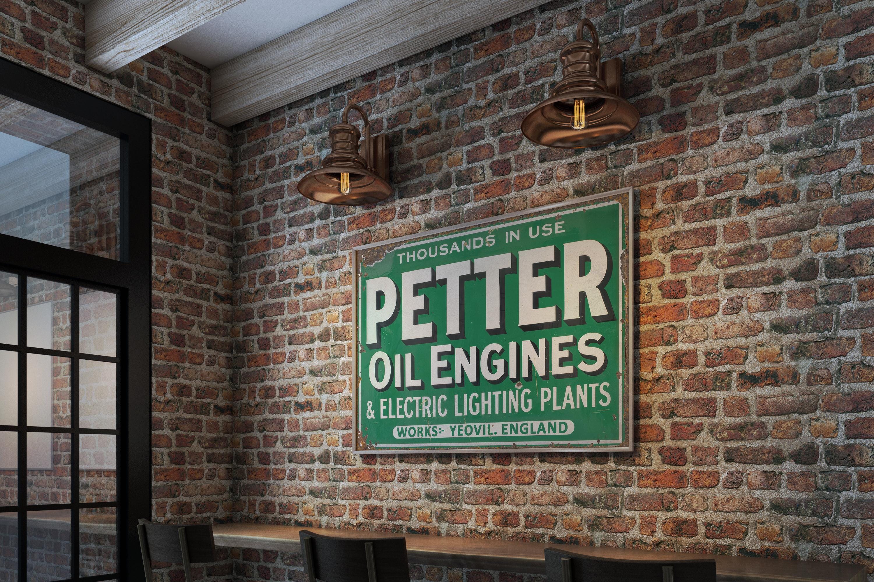 English Petter Oil Advertising Sign - Etsy Australia