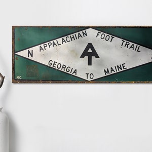 Appalachian Spur Wandern Straßenschild