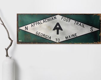Appalachian Trail Hiking Road Sign