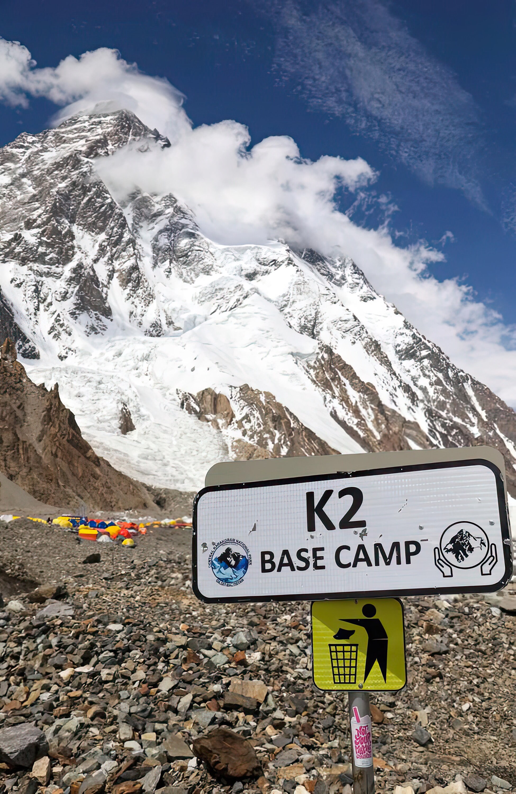 K2 Base Camp Mountaineering Sign - Etsy