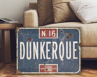 WW2 Normandy Dunkirk Sign Vintage Style WW2 Army Sign