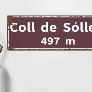 Verkeersbord Coll de Soller Cycling Mallorca