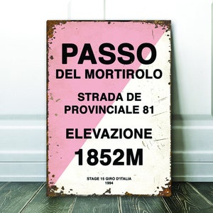 Giro Tour Italian Climb Cycling Sign - Cycling Gift