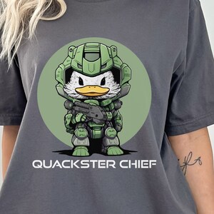 Quackster Chief Gamer Chief Gamer Dad Duck Gift Duck Lover FPS Dad Gift Gift for Gamer Gift for Husband Gift for him Graphic Tee