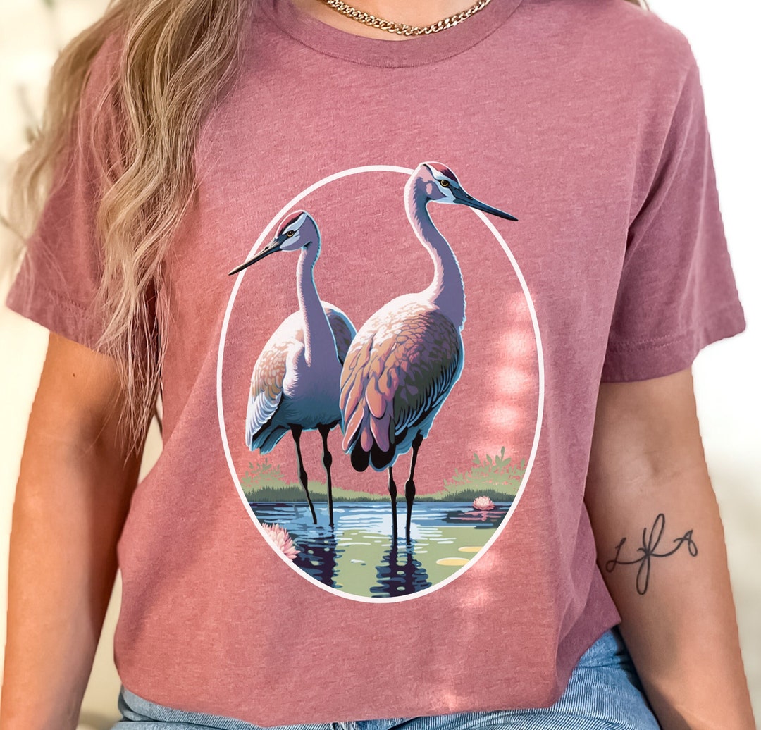 Crane Print Pyjama Shirt