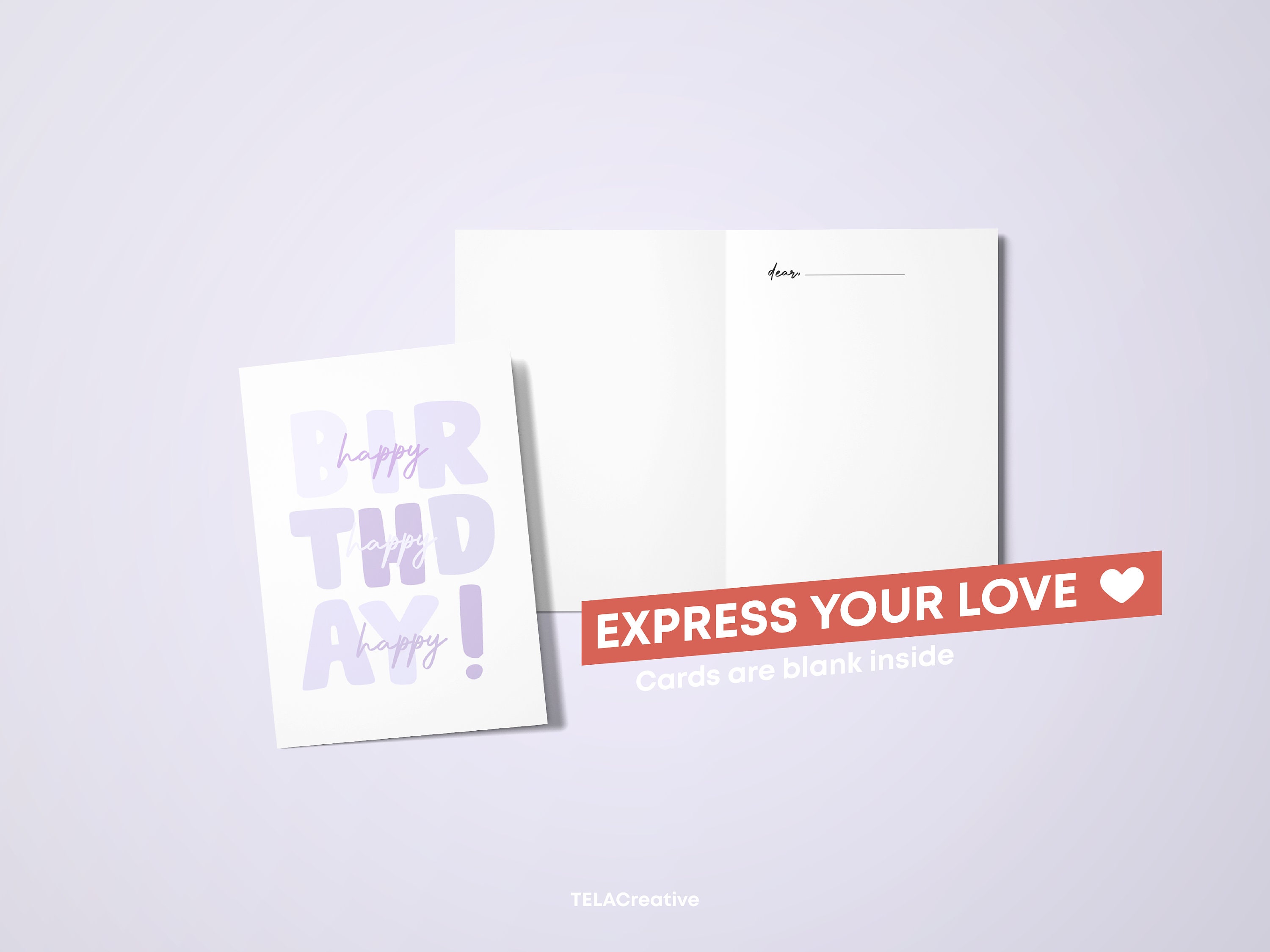 Lilac Flash Card.pdf Printable Lilac Birthday Card for Kid (PDF) - Etsy